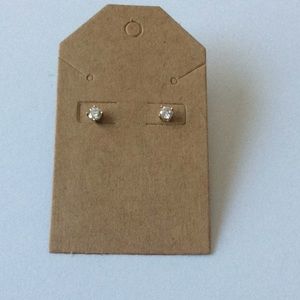 Sterling silver stud earrings